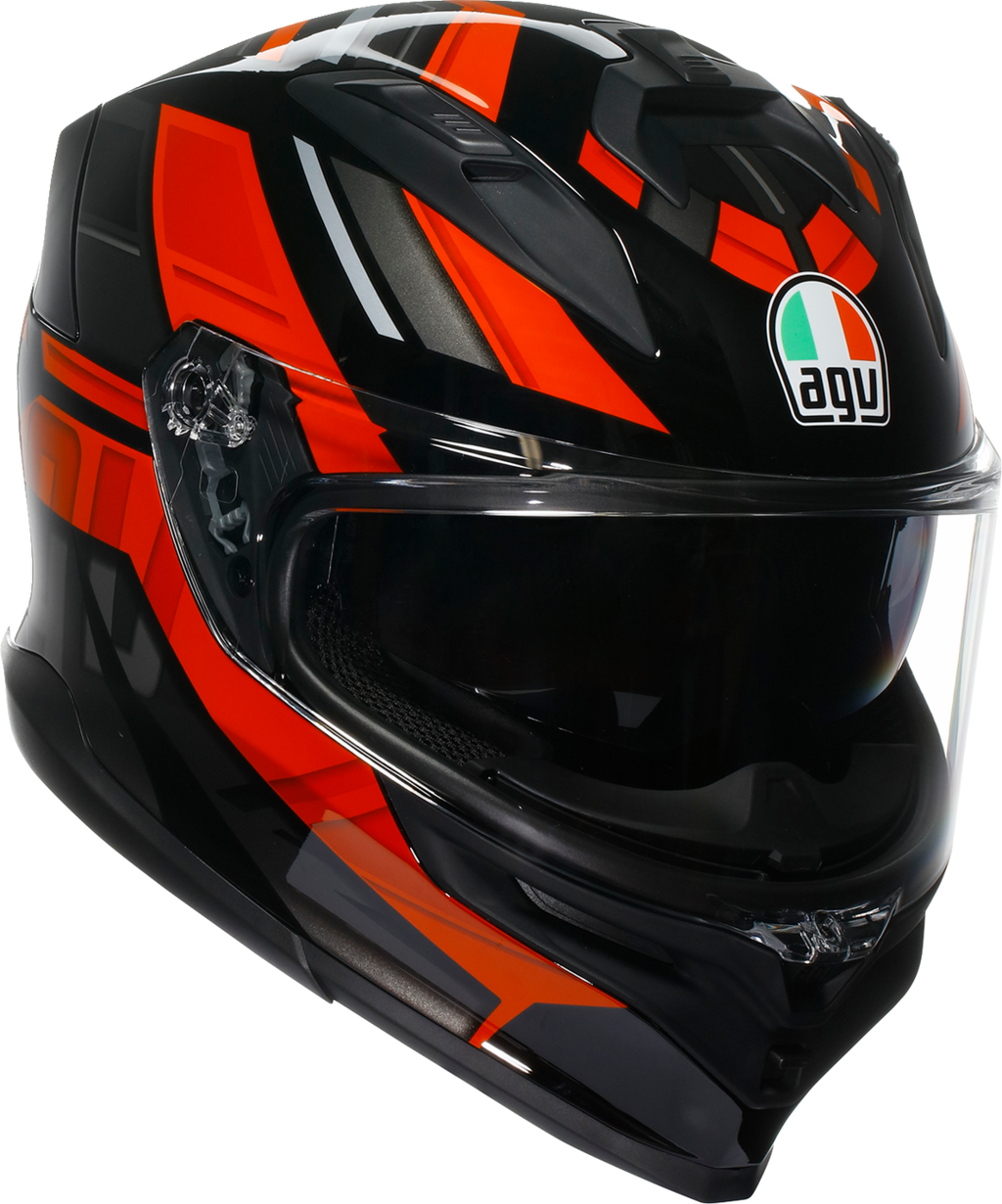K7 Helmet - Taurax - Black/Red - Small (1)