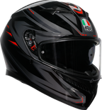 AGV K3 Helmet - Syth - Black/Red