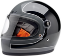 Biltwell Gringo S Gloss Storm Grey/black Tracker Helmet