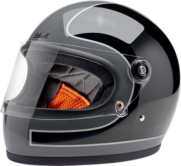 Biltwell Gringo S Gloss Storm Grey/black Tracker Helmet