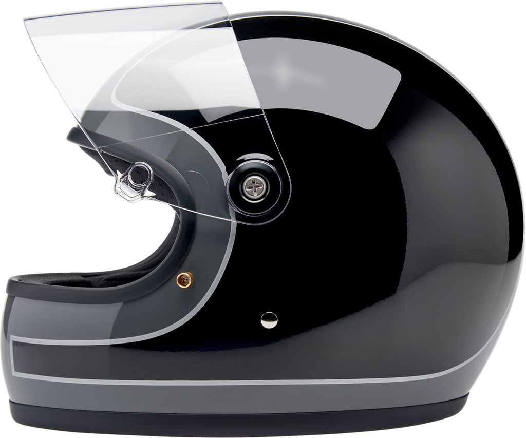 Biltwell Gringo S Gloss Storm Grey/black Tracker Helmet