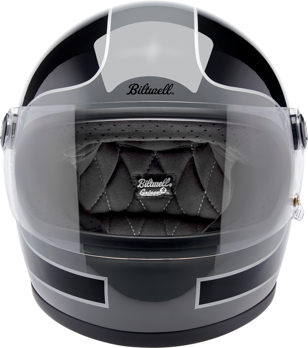 Biltwell Gringo S Gloss Storm Grey/black Tracker Helmet
