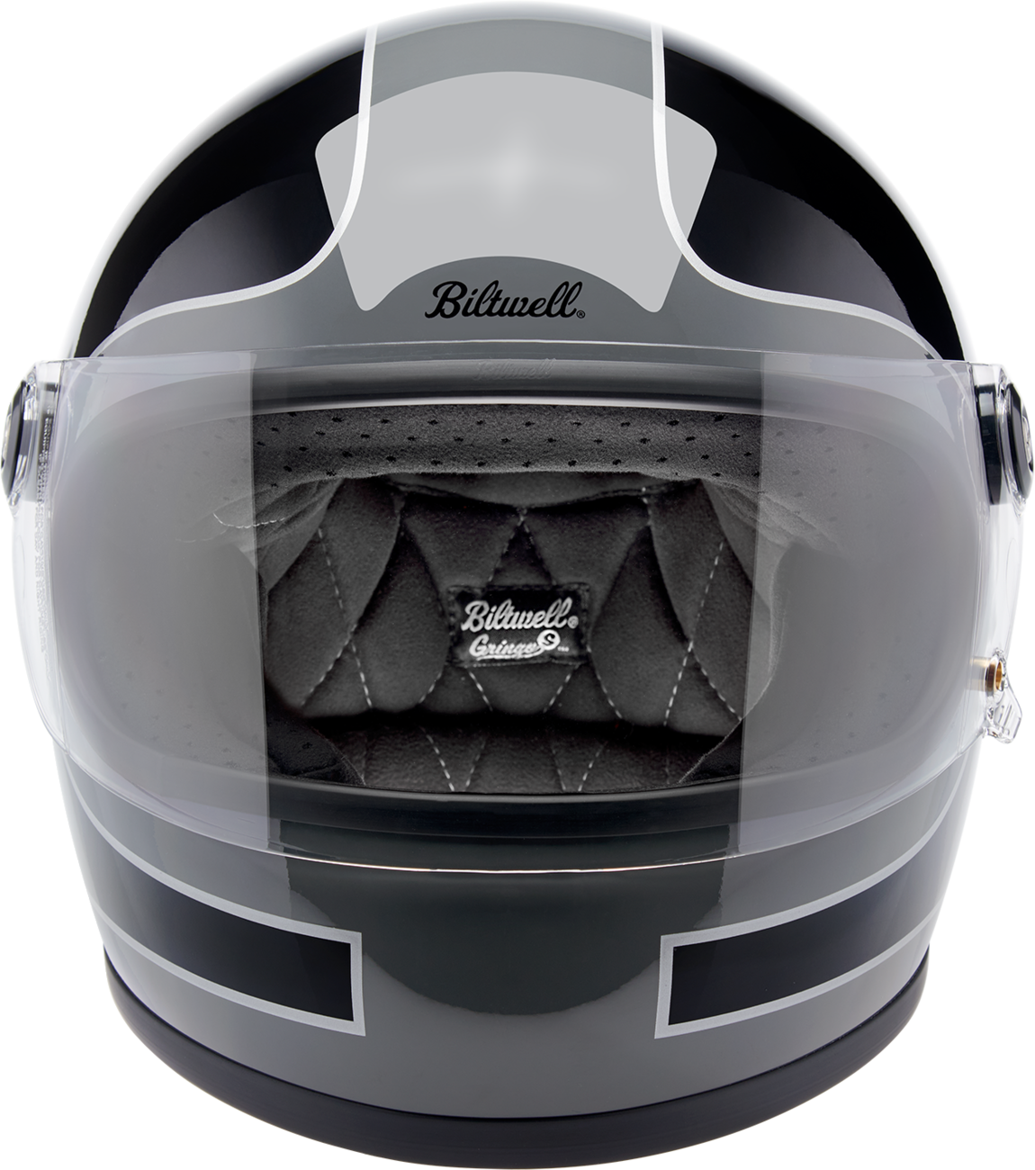 Biltwell Gringo S Gloss Storm Grey/black Tracker Helmet