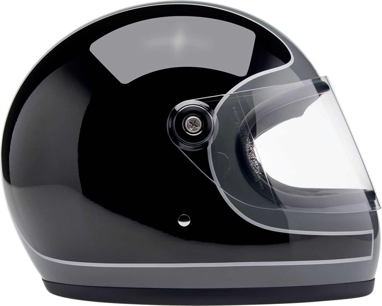 Biltwell Gringo S Gloss Storm Grey/black Tracker Helmet