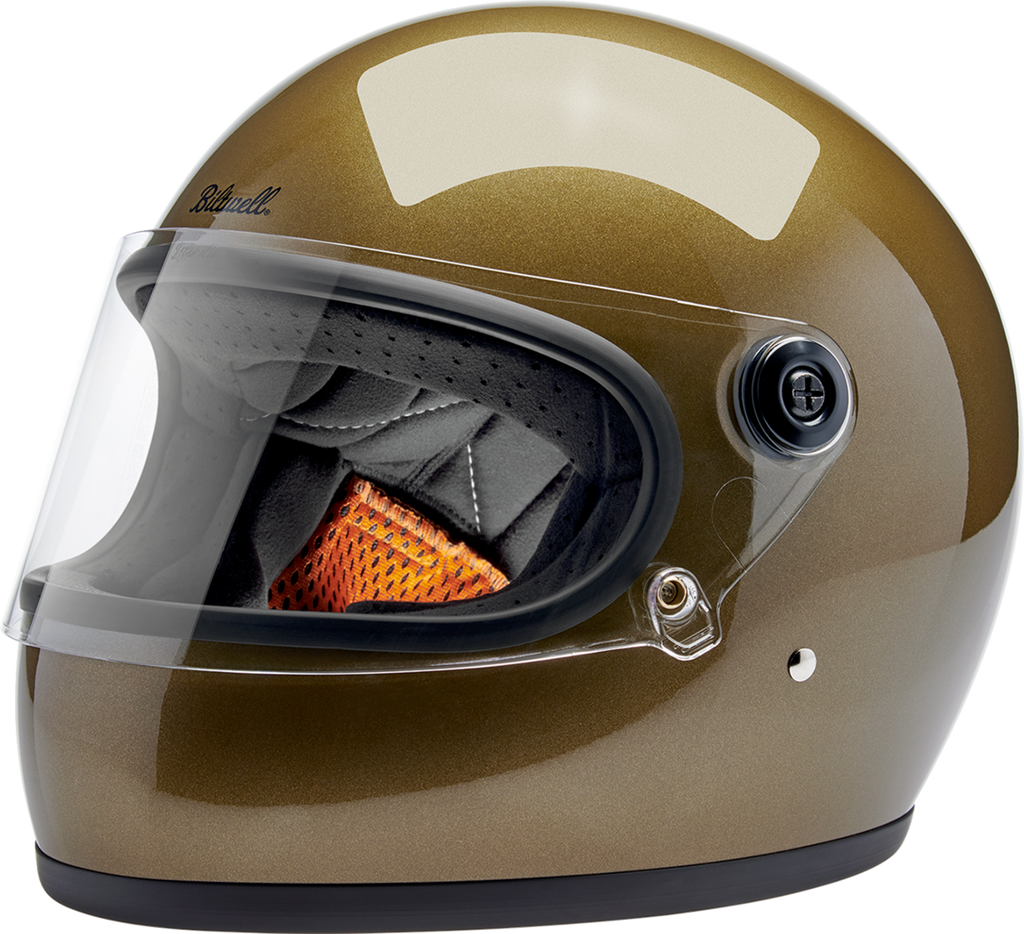 Biltwell Gringo S Ugly Gold Metallic Helmet