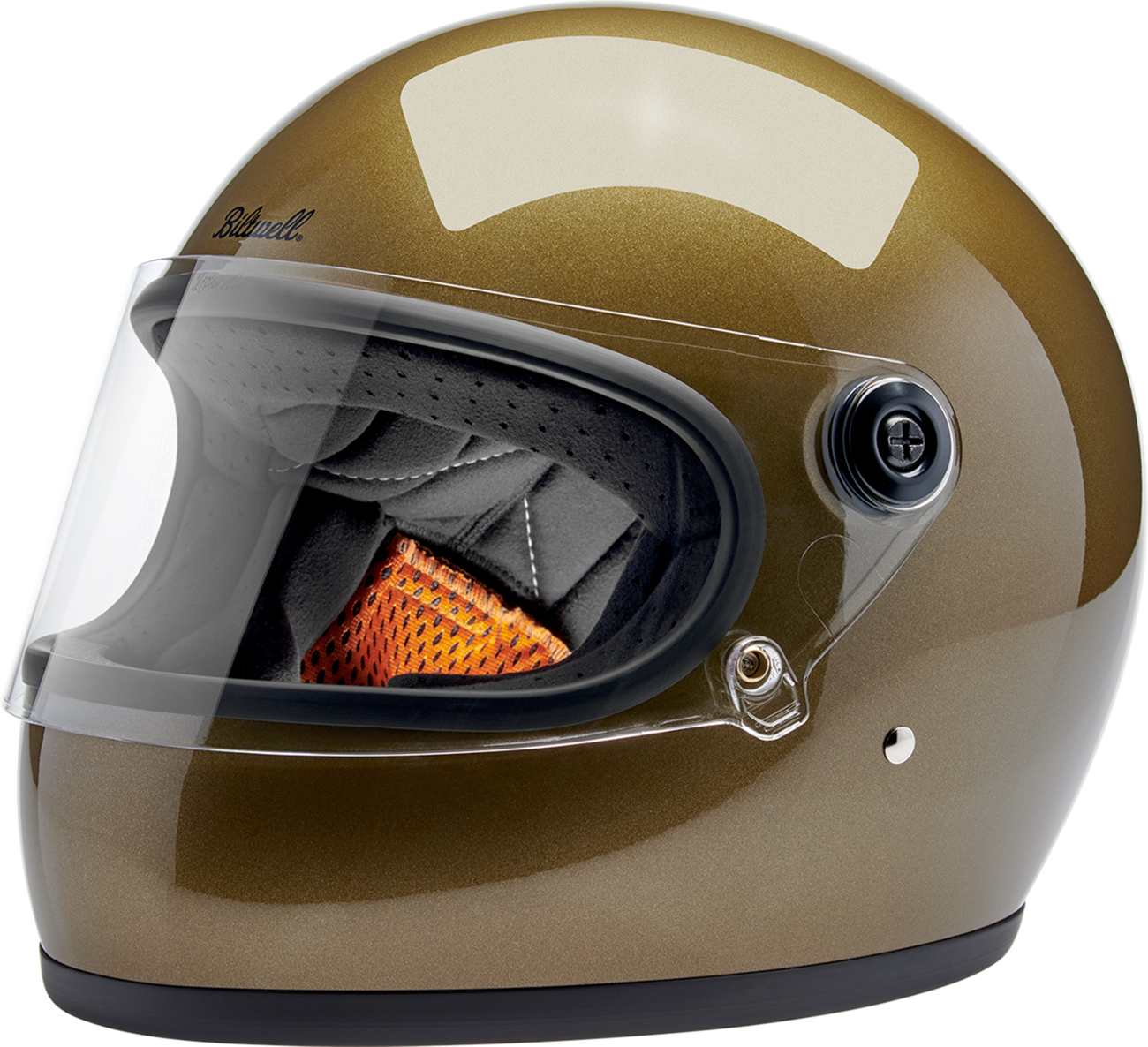 Biltwell Gringo S Ugly Gold Metallic Helmet