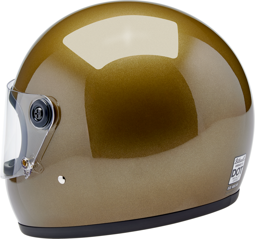 Biltwell Gringo S Ugly Gold Metallic Helmet