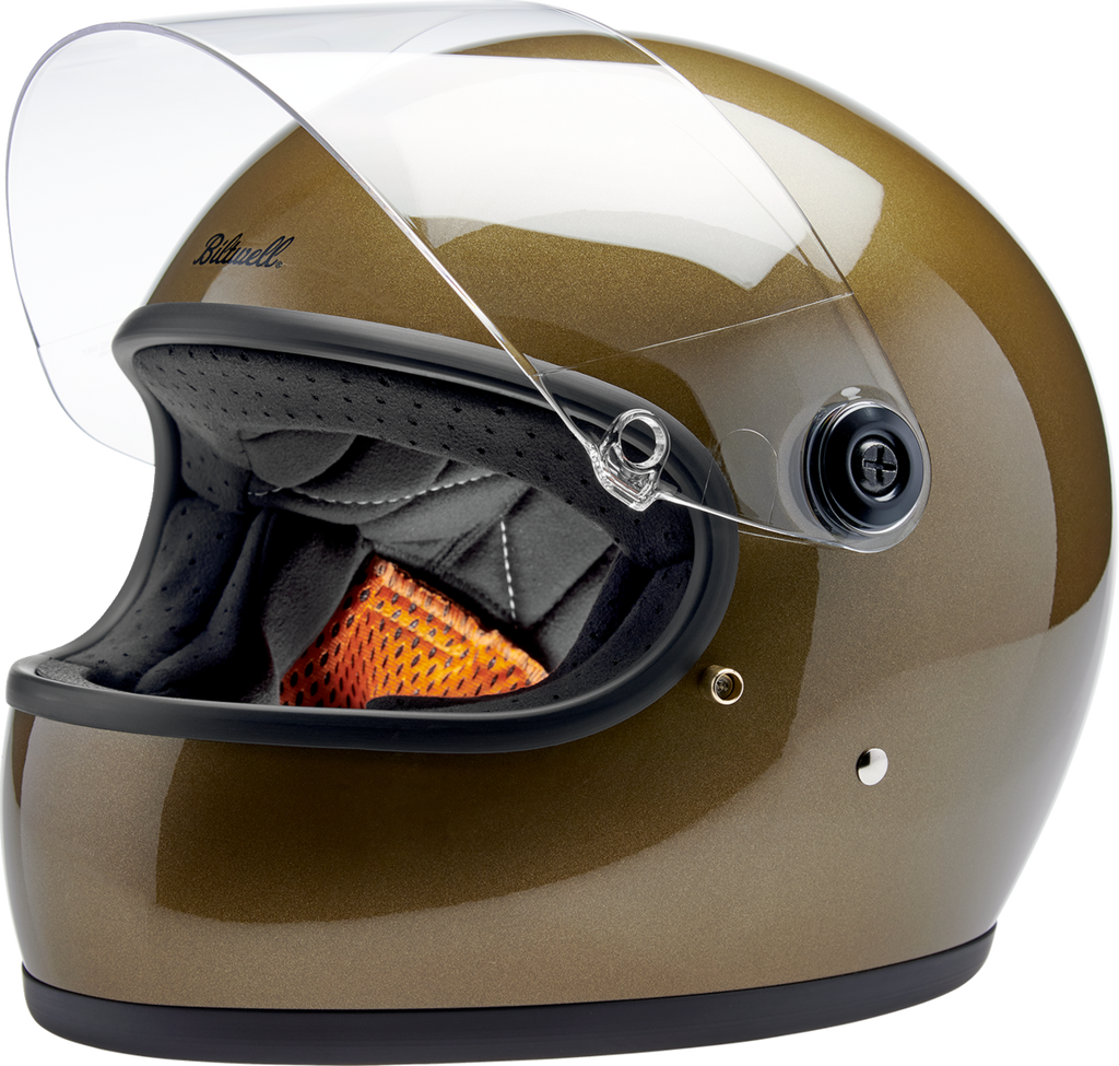Biltwell Gringo S Ugly Gold Metallic Helmet