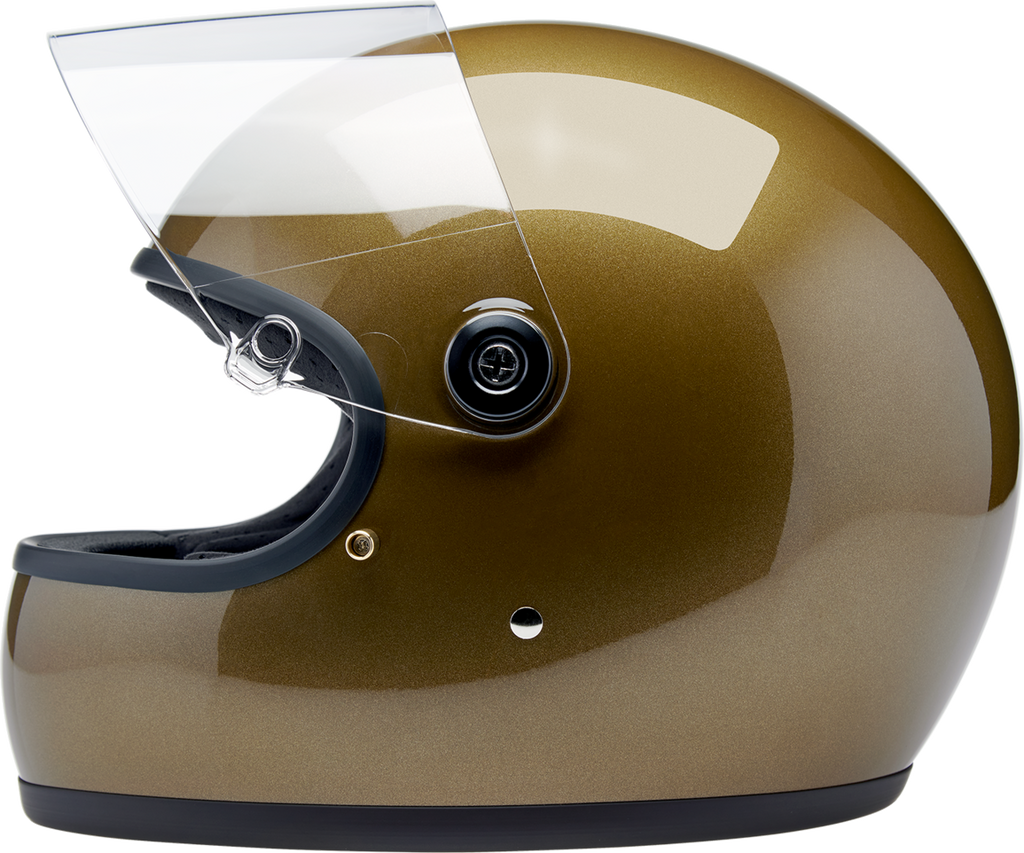 Biltwell Gringo S Ugly Gold Metallic Helmet