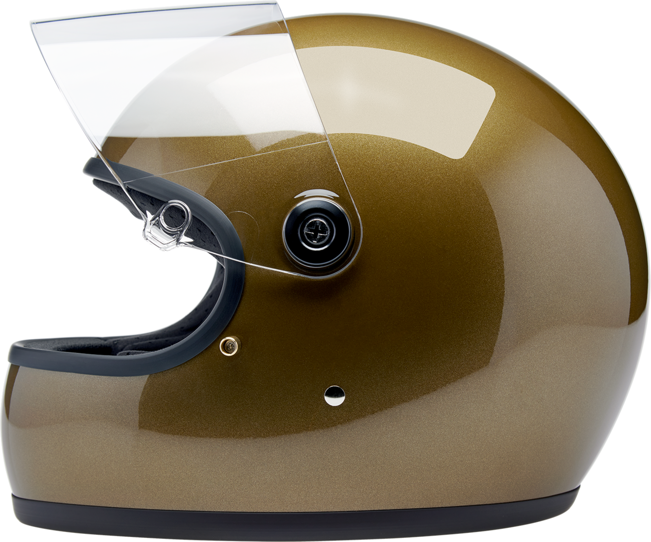 Biltwell Gringo S Ugly Gold Metallic Helmet