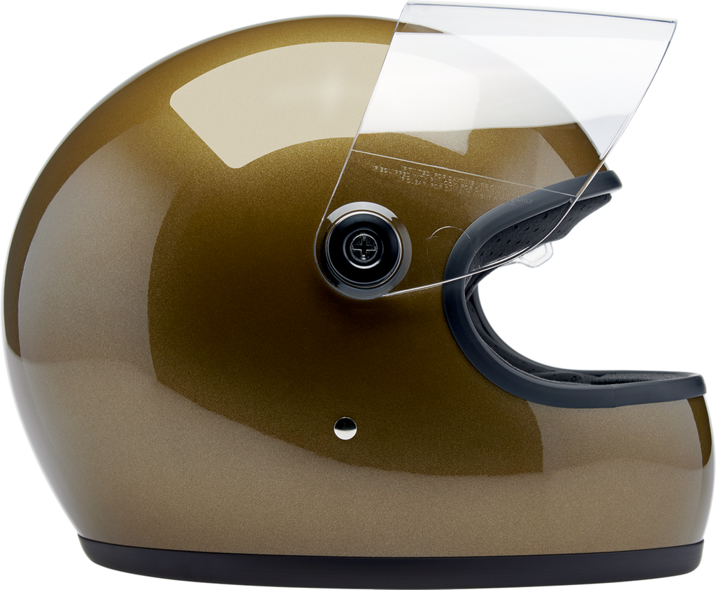 Biltwell Gringo S Ugly Gold Metallic Helmet