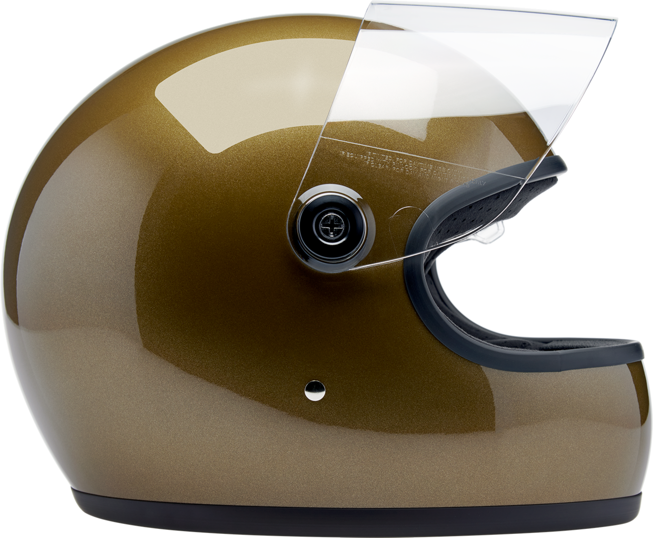 Biltwell Gringo S Ugly Gold Metallic Helmet