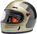 Biltwell Gringo Sv Gloss Metallic Champagne/charcoal Trakr Helmet