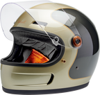 Biltwell Gringo Sv Gloss Metallic Champagne/charcoal Trakr Helmet