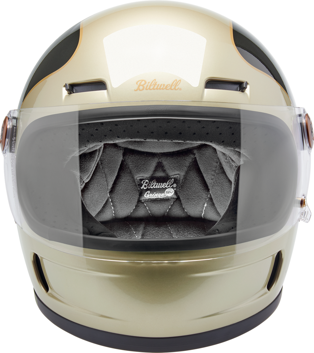Biltwell Gringo Sv Gloss Metallic Champagne/charcoal Trakr Helmet