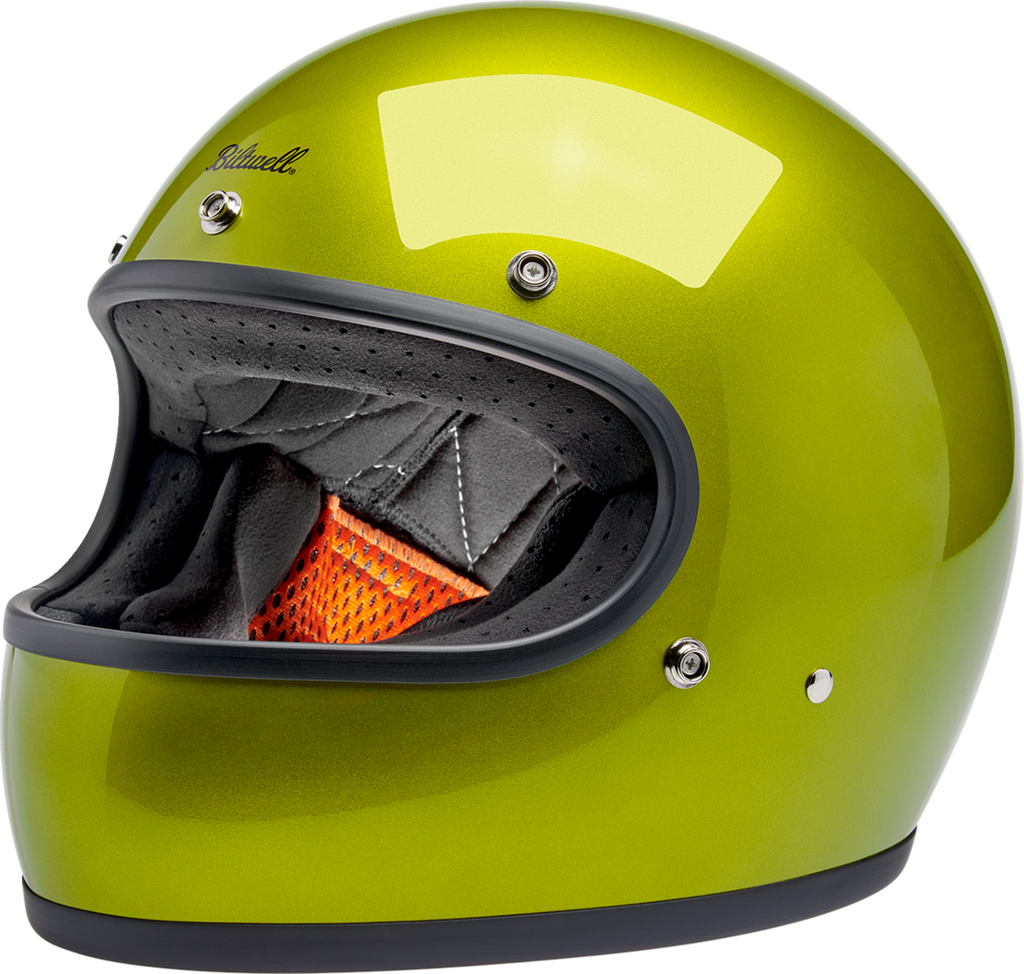 Biltwell Gringo Metallic Lime Helmet