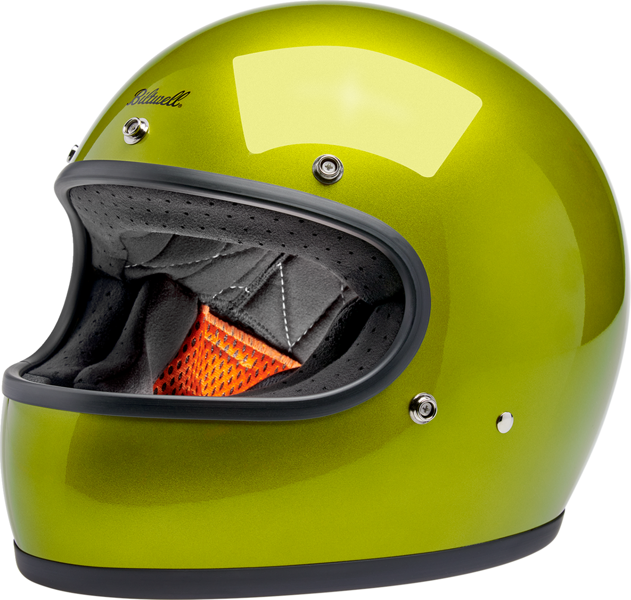 Biltwell Gringo Metallic Lime Helmet