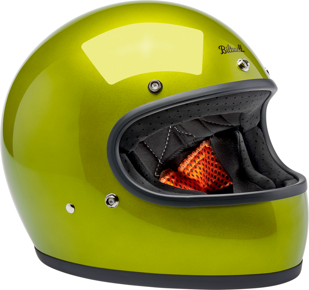 Biltwell Gringo Metallic Lime Helmet