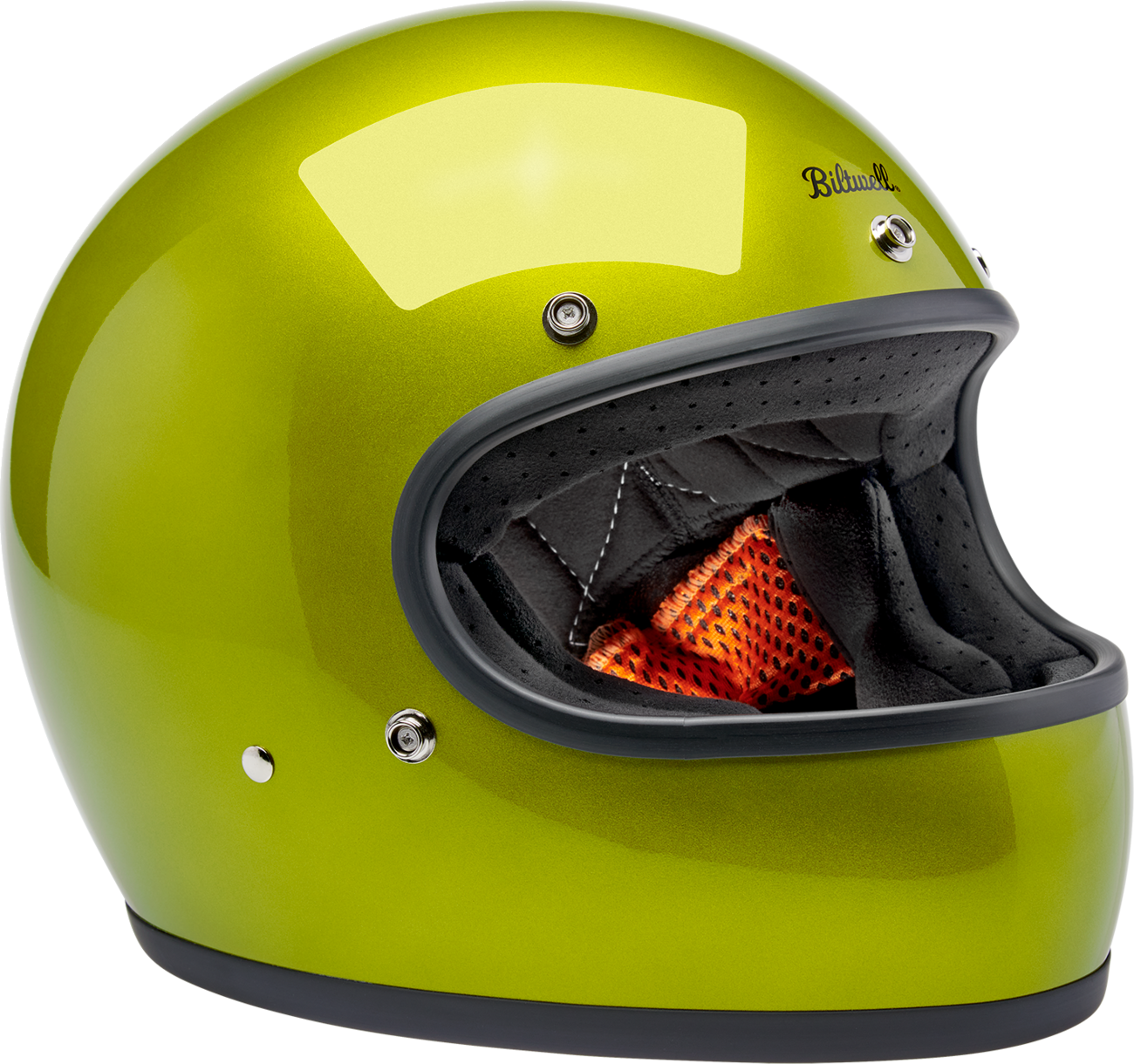 Biltwell Gringo Metallic Lime Helmet