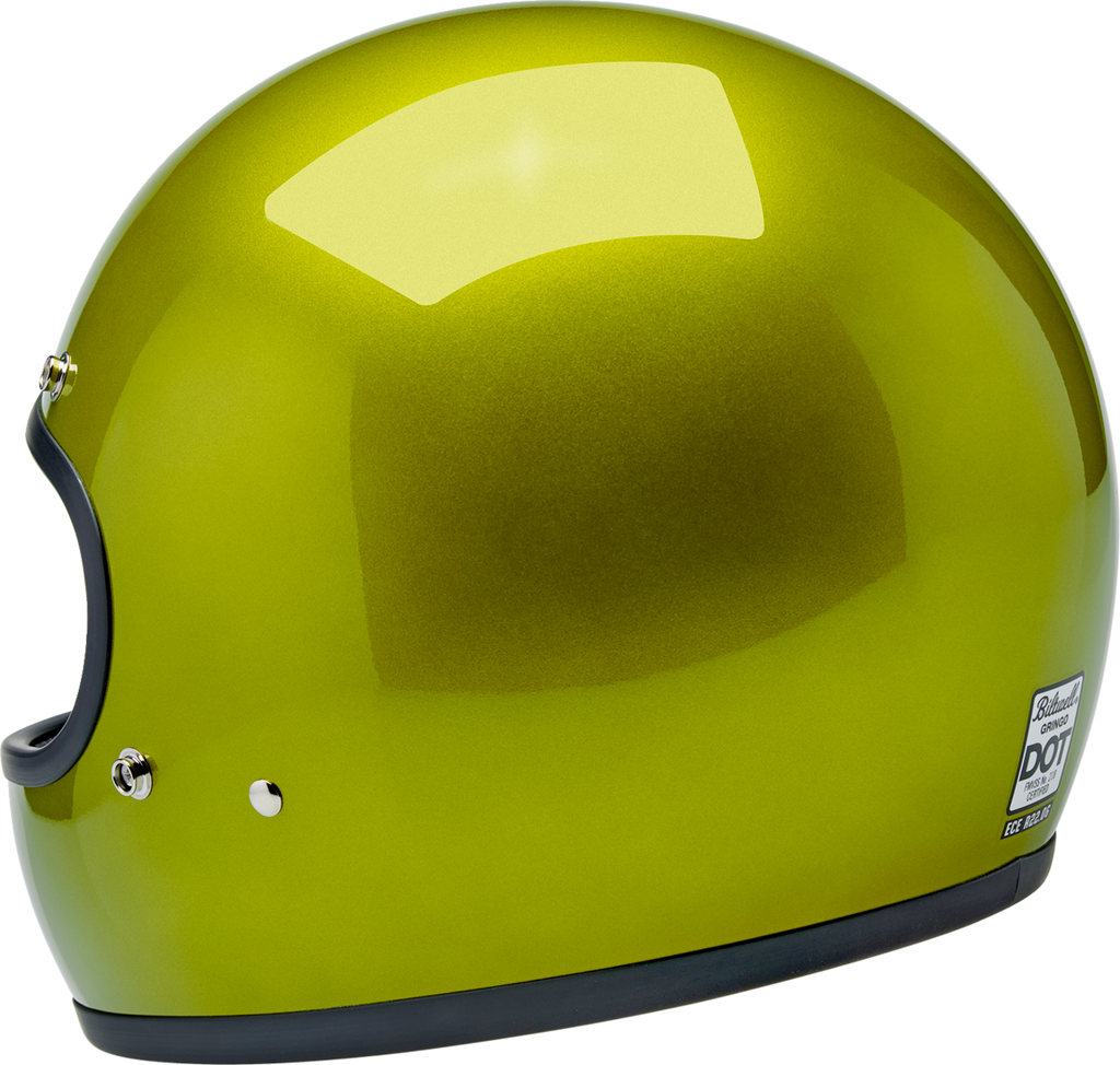 Biltwell Gringo Metallic Lime Helmet