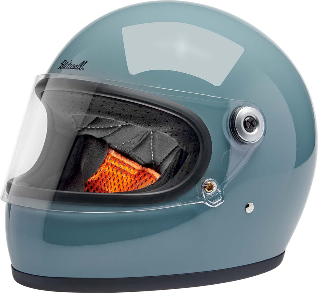 Biltwell Gringo S Gloss Agave Blue Helmet