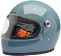 Biltwell Gringo S Gloss Agave Blue Helmet