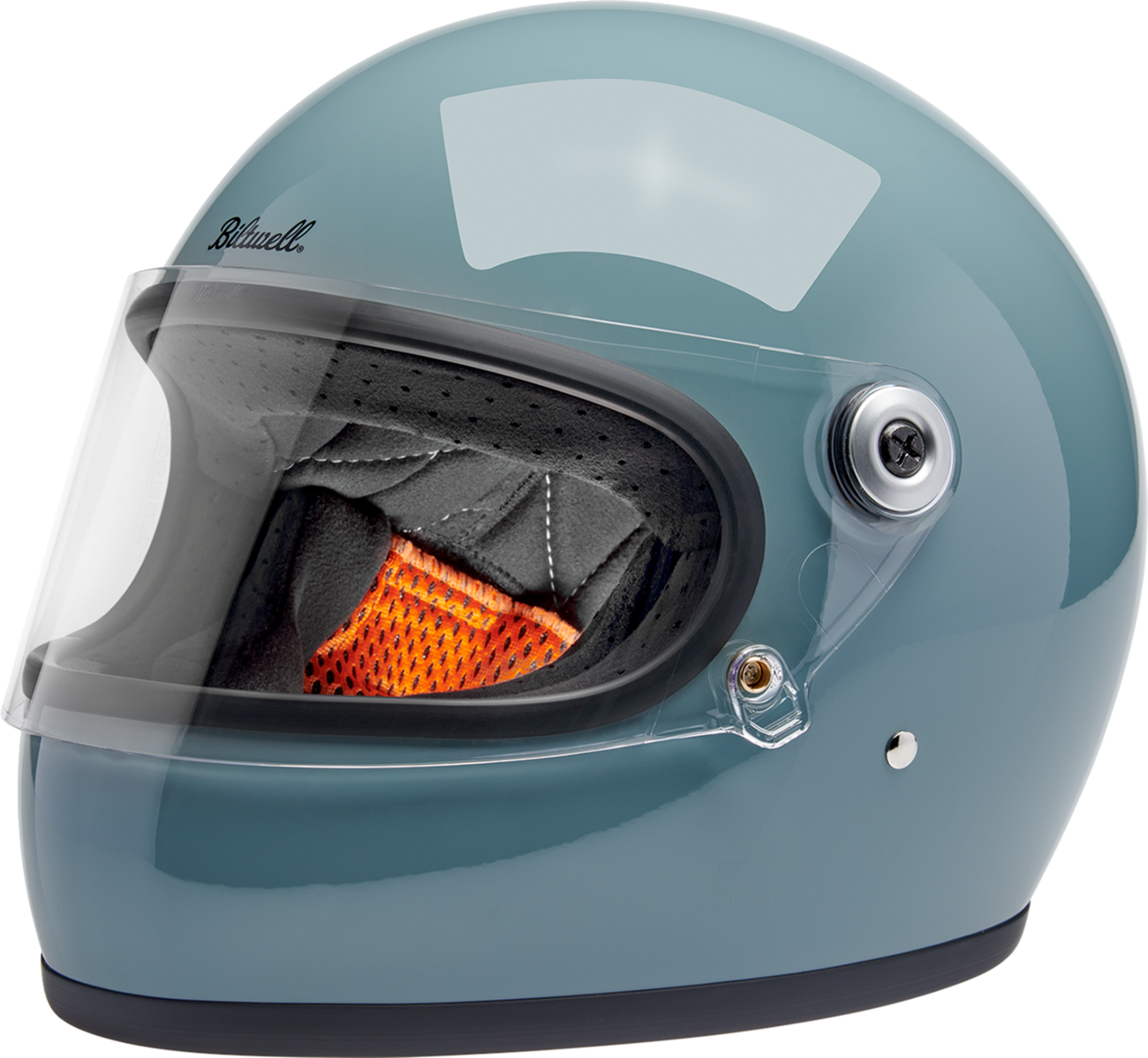Biltwell Gringo S Gloss Agave Blue Helmet