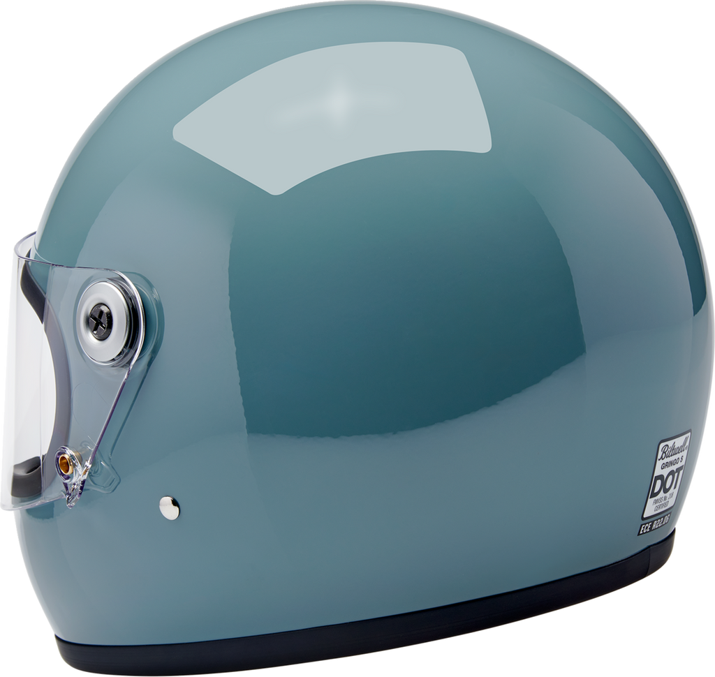 Biltwell Gringo S Gloss Agave Blue Helmet