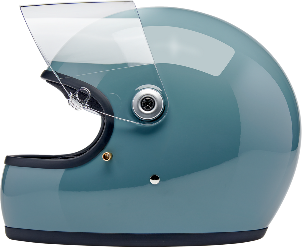 Biltwell Gringo S Gloss Agave Blue Helmet