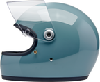 Biltwell Gringo S Gloss Agave Blue Helmet