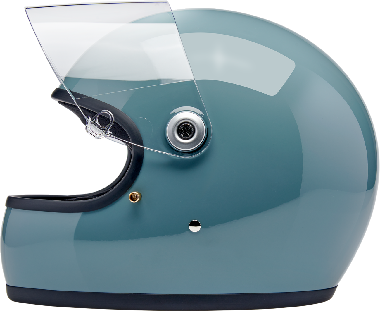 Biltwell Gringo S Gloss Agave Blue Helmet