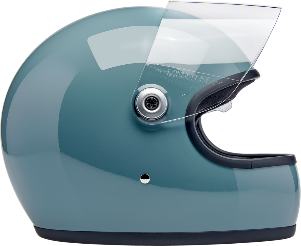 Biltwell Gringo S Gloss Agave Blue Helmet