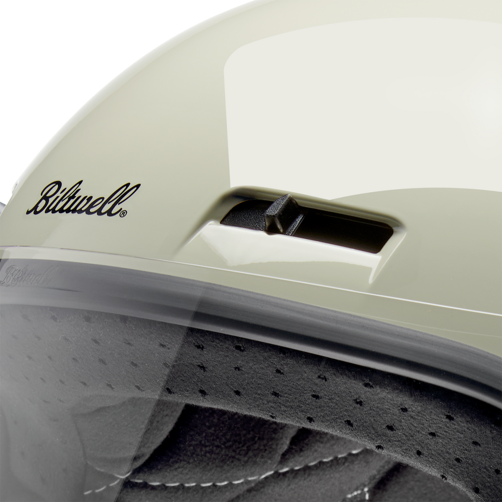 Biltwell Gringo Sv Gloss Chalk Grey Helmet