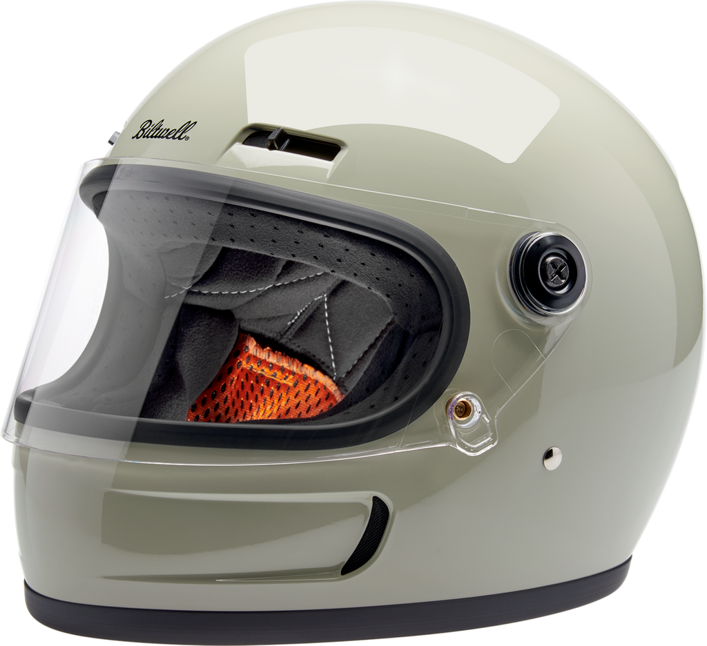 Biltwell Gringo Sv Gloss Chalk Grey Helmet