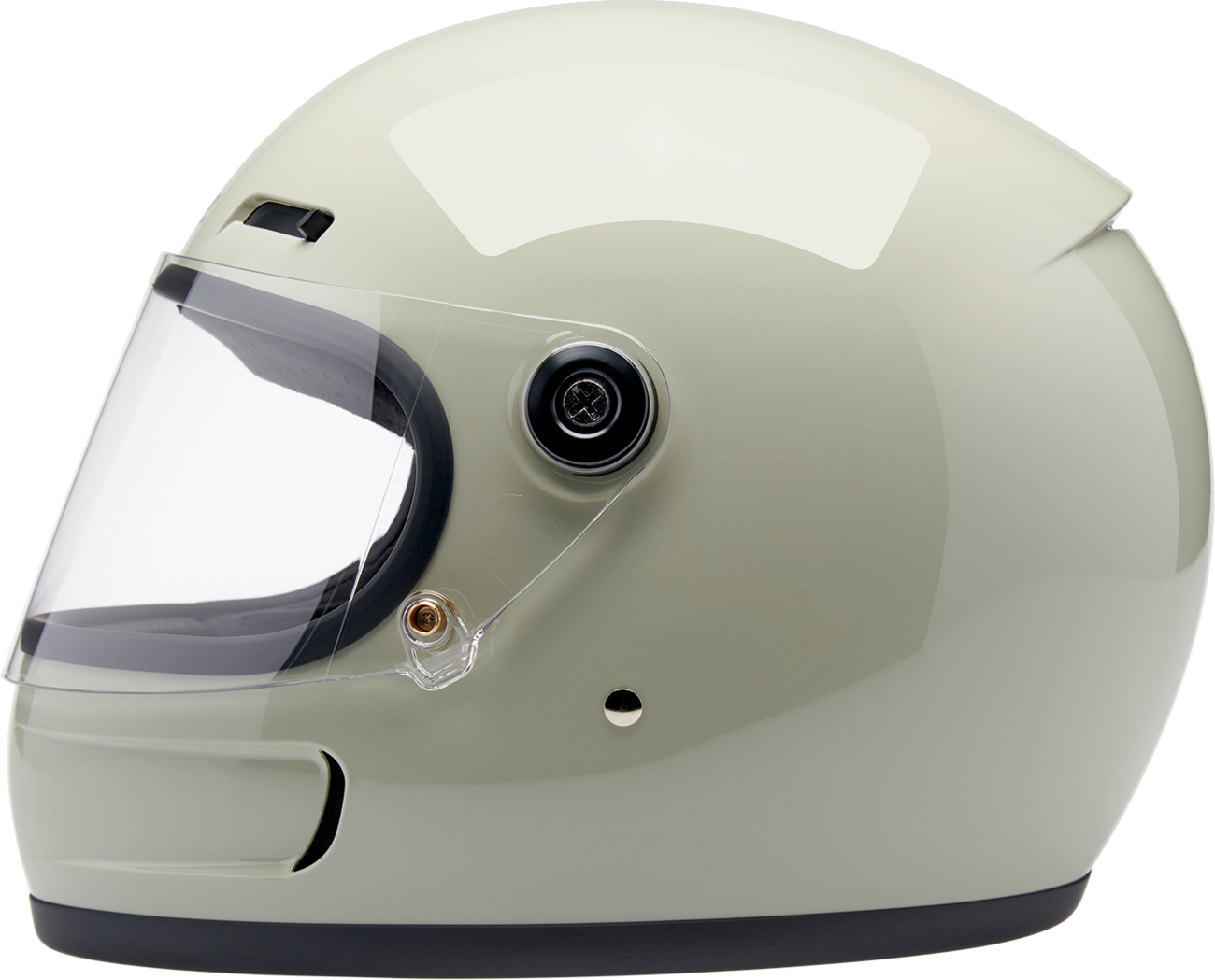 Biltwell Gringo Sv Gloss Chalk Grey Helmet