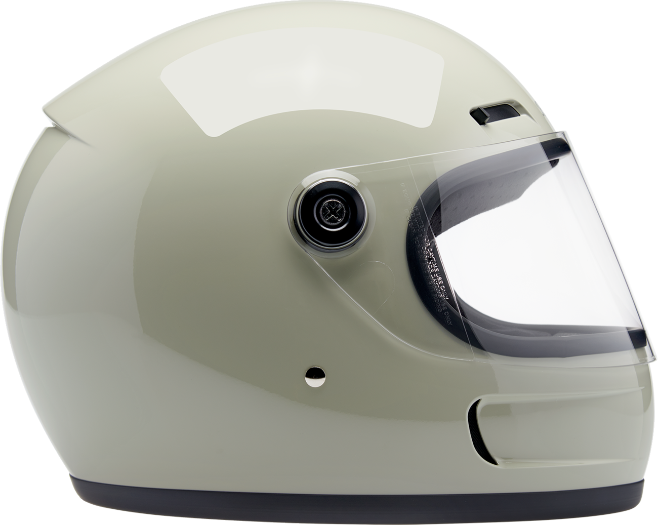 Biltwell Gringo Sv Gloss Chalk Grey Helmet