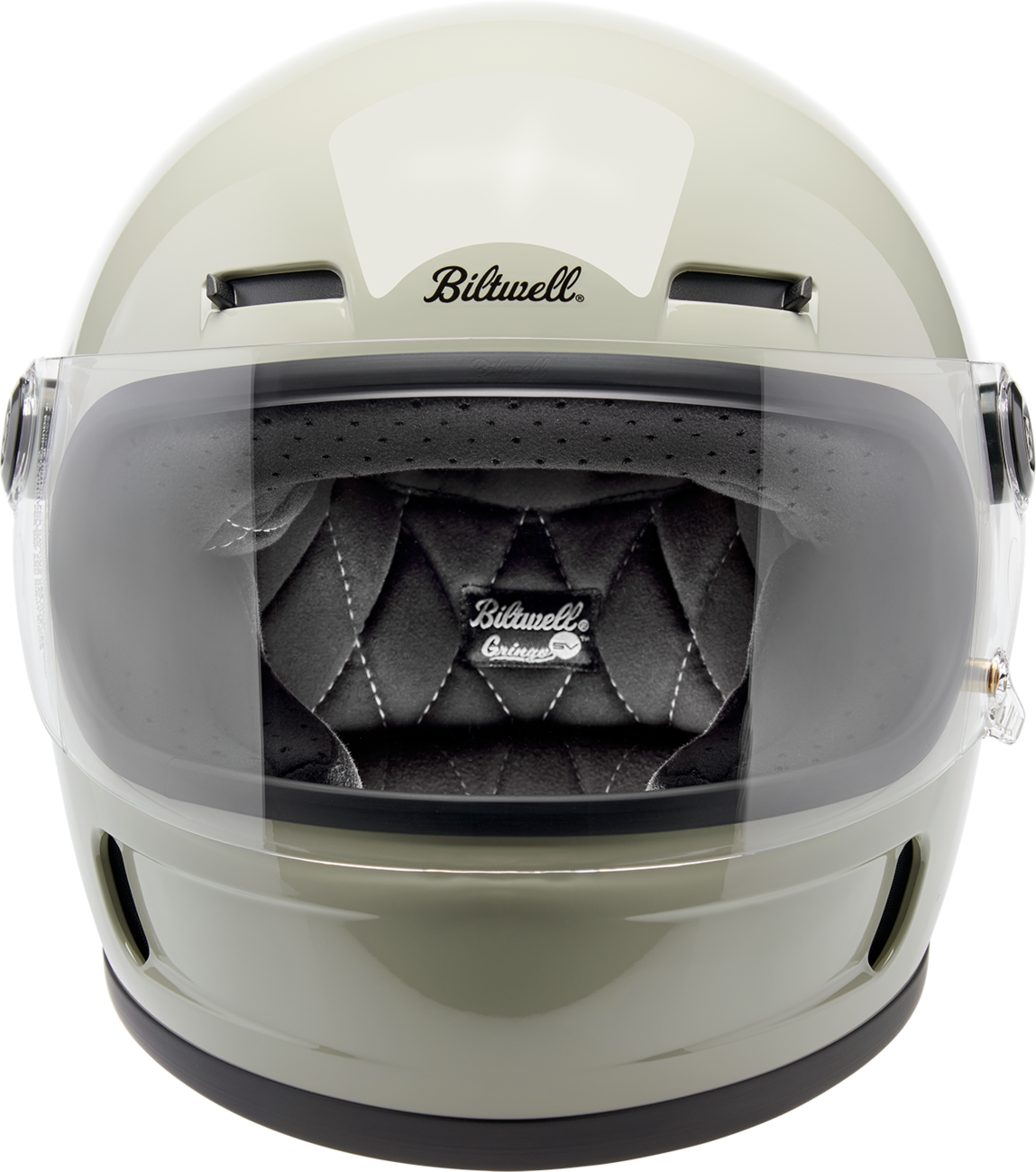 Biltwell Gringo Sv Gloss Chalk Grey Helmet
