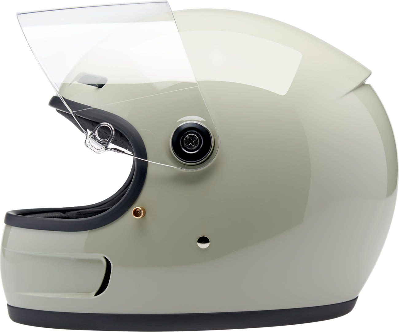 Biltwell Gringo Sv Gloss Chalk Grey Helmet