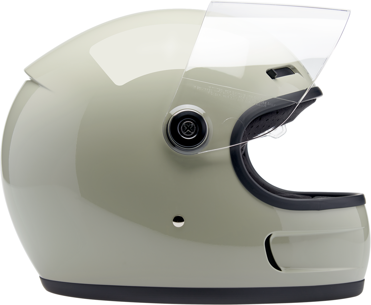 Biltwell Gringo Sv Gloss Chalk Grey Helmet