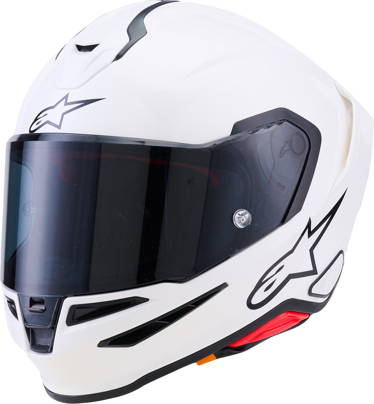 Alpinestars Supertech R7 Helmet - 22.06 - Solid - Gloss White