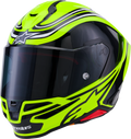 Supertech R7 Helmet - Zeal - 22.06 - Gloss Yellow Fluo/Black/White - Medium (1)