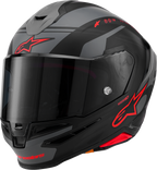 Alpinestars Supertech R7 Helmet - 22.06 - A-Core - Matte Black/Gray/Red