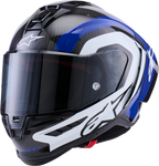 Supretech R10 Helmet - 22.06 - Arius - Gloss Black/White/Blue - XS (1)
