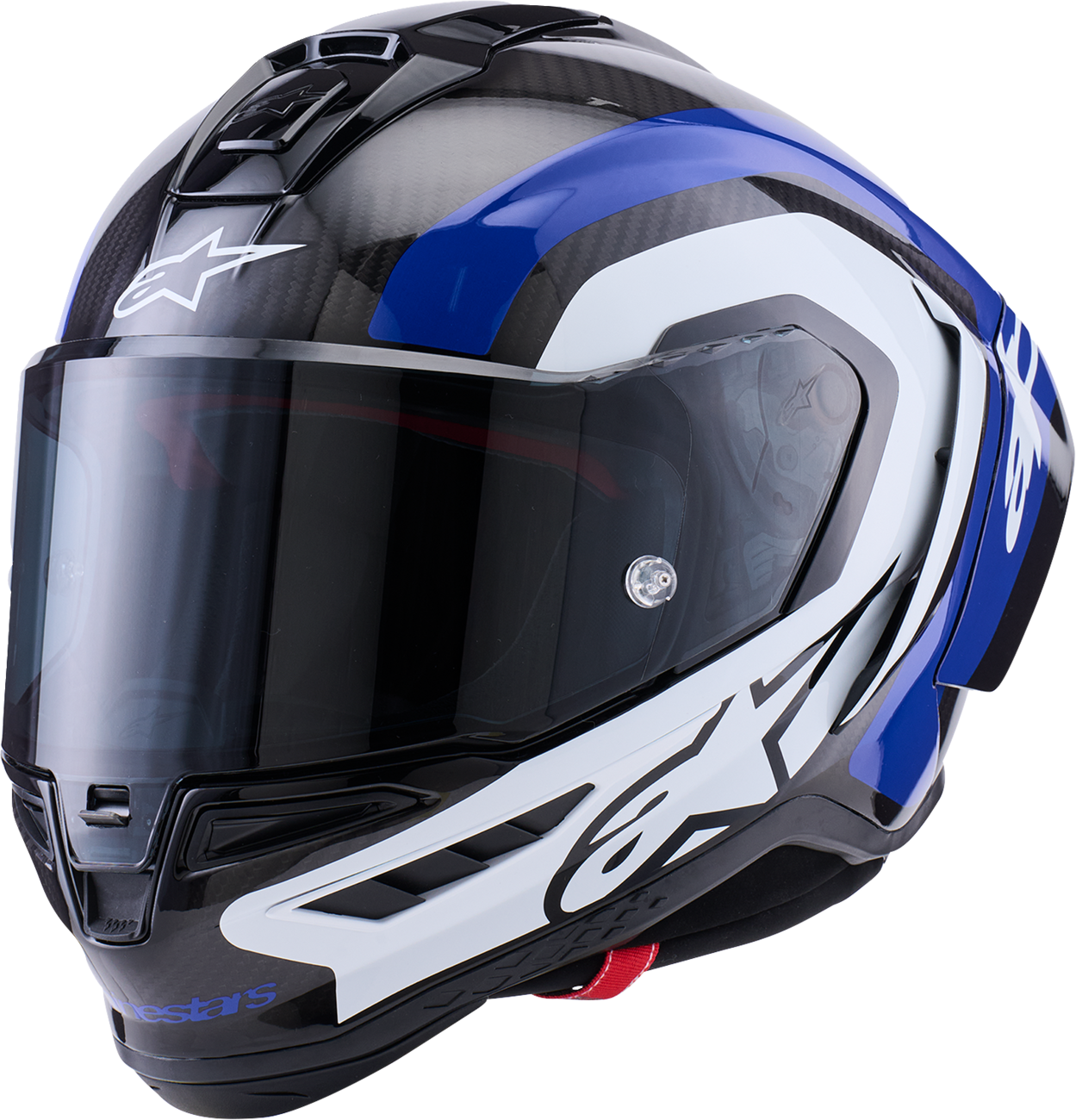 Alpinestars Supretech R10 Helmet - 22.06 - Arius - Gloss Black/White/Blue