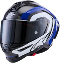 Supretech R10 Helmet - 22.06 - Arius - Gloss Black/White/Blue - XL (1)