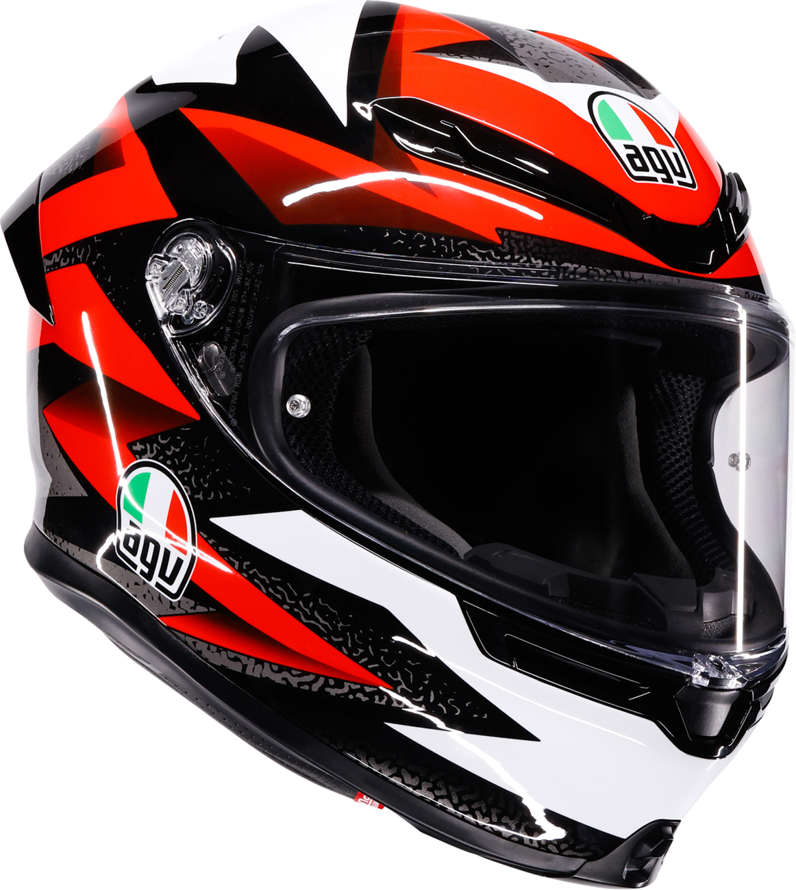 AGV K6 S Helmet - Braven - Black/Red/White