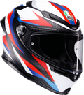 K6 S Helmet - Timewarp - Matte Black/Red/Blue - XL (1)
