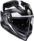 K7 Helmet - Glimpse - Matte Black/White - Small (1)
