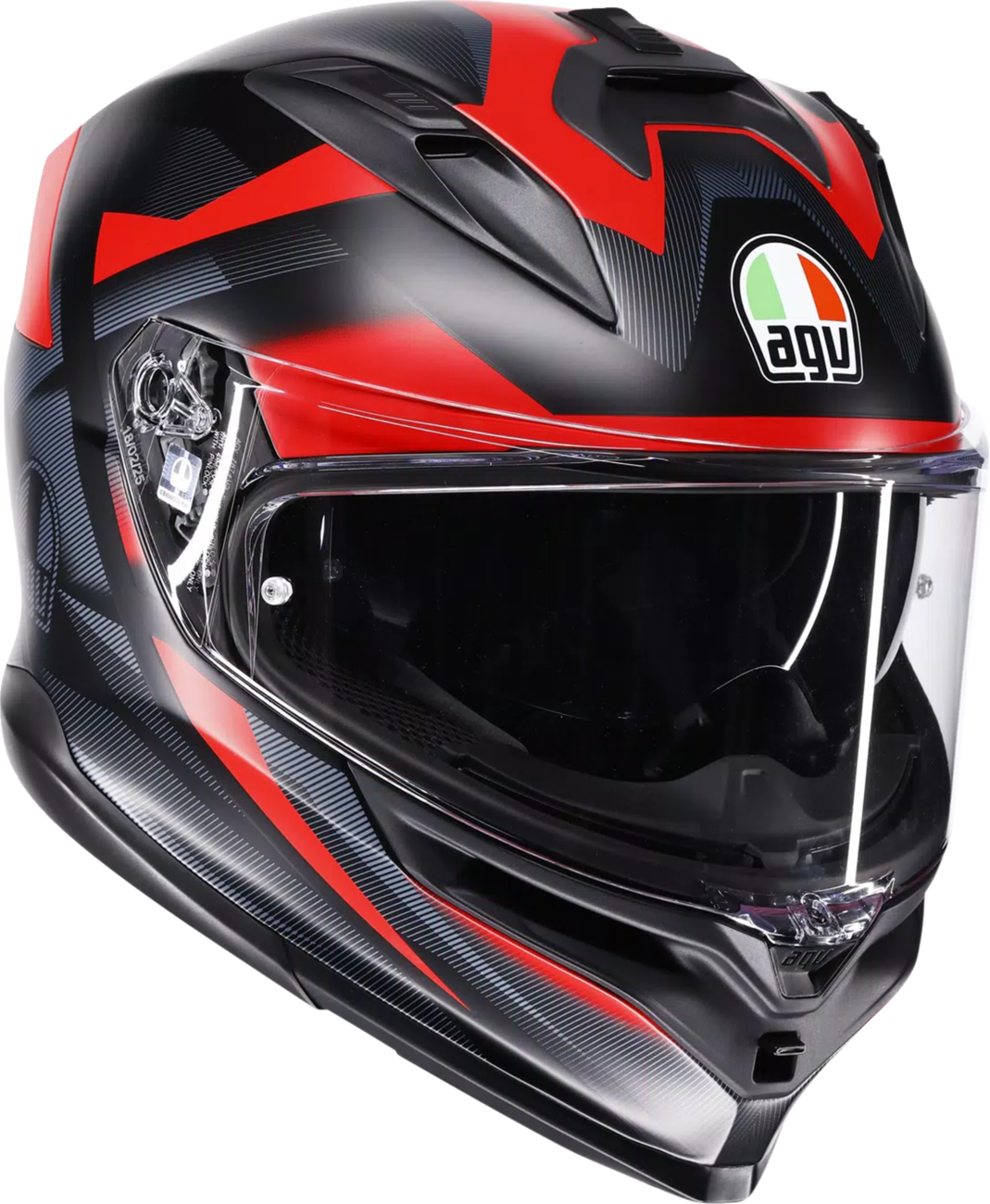 AGV K7 Helmet - Glimpse - Matte Black/Red