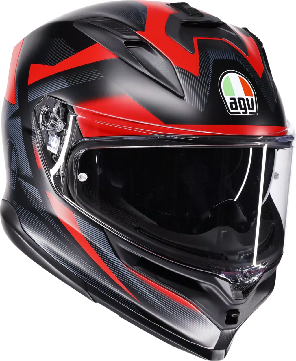 AGV K7 Helmet - Glimpse - Matte Black/Red